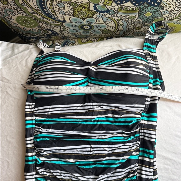 Striped One Piece Swimsuit - Picture 10 of 10